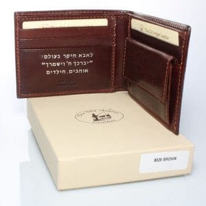 ארנק איטלקי לגבר Old Angler 8025 עם הקדשה אישית