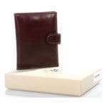 ארנק איטלקי חום קטן