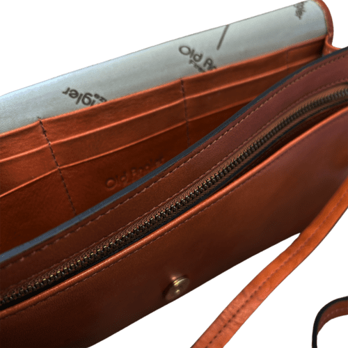 ⁦תיק קלאץ' מעור ברידג' 5568 Old Angler Italy⁩ – תמונה ⁦4⁩