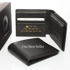 ארנק עור לגבר