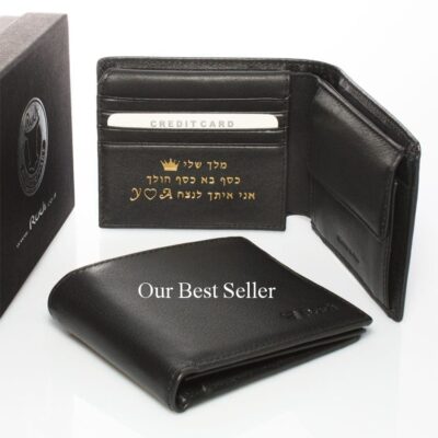 ארנק עור לגבר