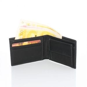 ארנק דק מעור אמיתי