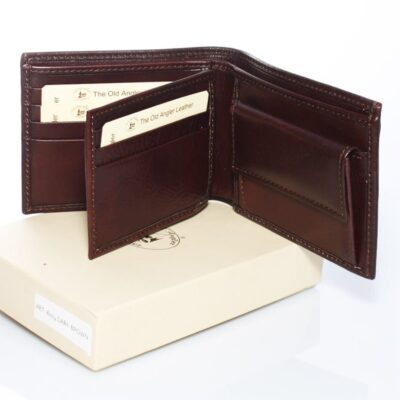 *דגם לאונרדו* מתנה מיוחדת לגבר | עור ברידג’ חום כהה