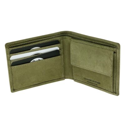 ** מבצע לט”ו באב ** דגם גריין | ארנק מעור אמיתי ירוק