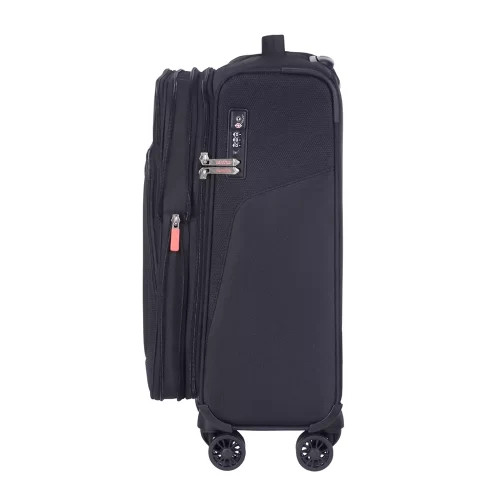 ⁦טרולי 20" American Tourister Summerfunk שחור (חברת הבת של סמסונייט) 78g09003⁩ – תמונה ⁦7⁩