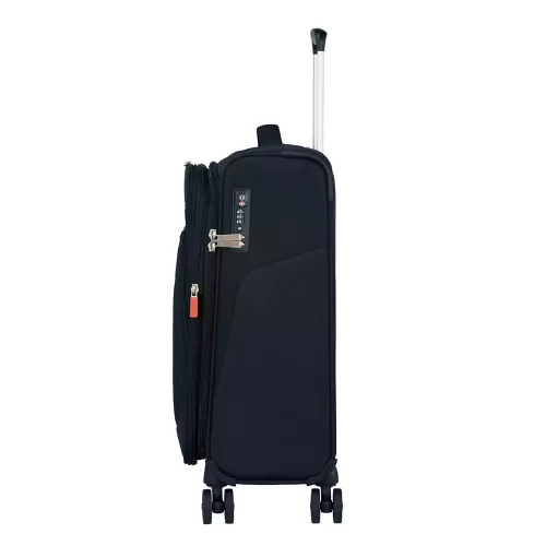 ⁦טרולי 20" American Tourister Summerfunk שחור (חברת הבת של סמסונייט) 78g09003⁩ – תמונה ⁦9⁩