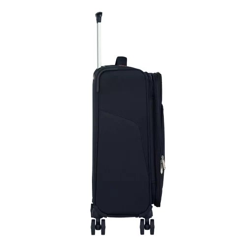 ⁦טרולי 20" American Tourister Summerfunk שחור (חברת הבת של סמסונייט) 78g09003⁩ – תמונה ⁦10⁩