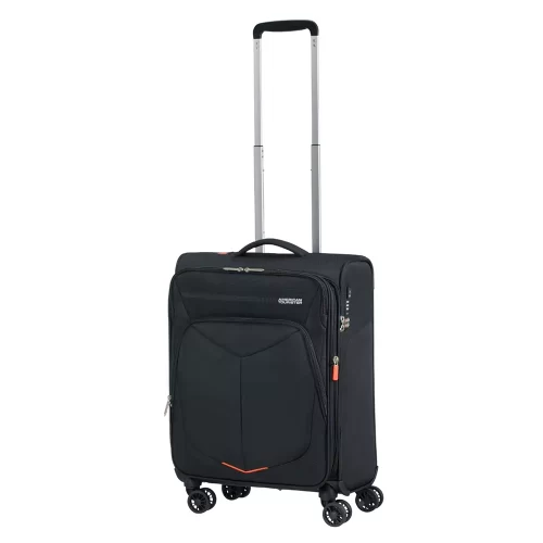 ⁦טרולי 20" American Tourister Summerfunk שחור (חברת הבת של סמסונייט) 78g09003⁩ – תמונה ⁦11⁩
