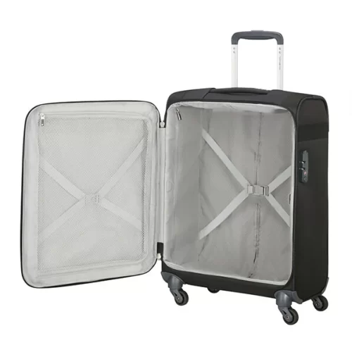 ⁦מזוודה קטנה קלת משקל סמסונייט 20" Samsonite Citybeat צבע שחור ka709003⁩ – תמונה ⁦9⁩