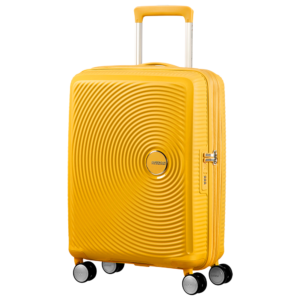 אמריקאן טוריסטר Soundbox צהוב עם 4 גלגלים