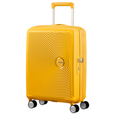 אמריקאן טוריסטר Soundbox צהוב עם 4 גלגלים