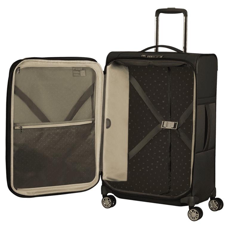 פנים מזוודה קלה 24 אינצ' עם מחיצות ורצועות