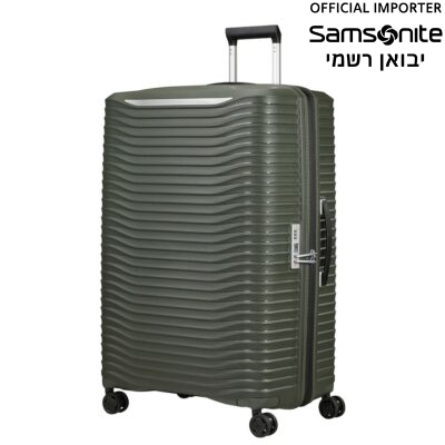 מזוודה גדולה סמסונייט Upscape XL ירוקה - קלה, מתרחבת ועשויה מחומרים ממוחזרים (KJ114004)
