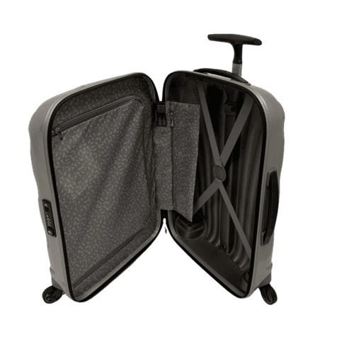 ⁦מזוודה קטנה טרולי סמסונייט Samsonite Cosmolite 55cm "20⁩ – תמונה ⁦6⁩