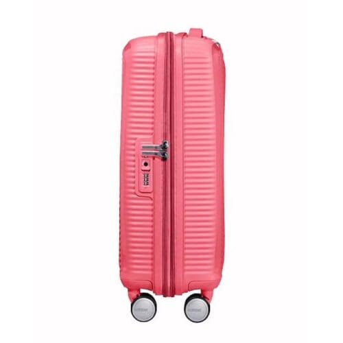 ⁦American Tourister Soundbox - סדרת הטרולים המתרחבים 32g00001 Kissed Coral⁩ – תמונה ⁦4⁩