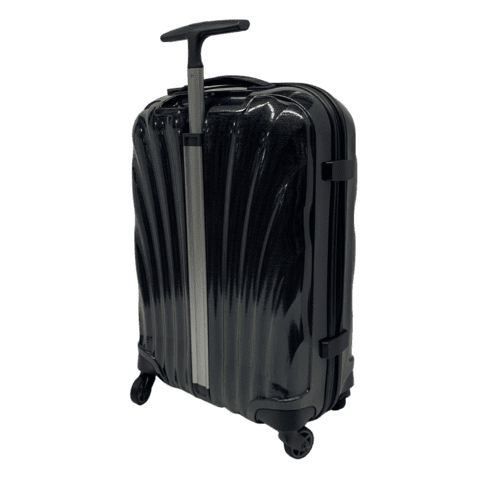 ⁦מזוודה קטנה טרולי סמסונייט Samsonite Cosmolite 55cm "20 כחול כהה⁩ – תמונה ⁦4⁩