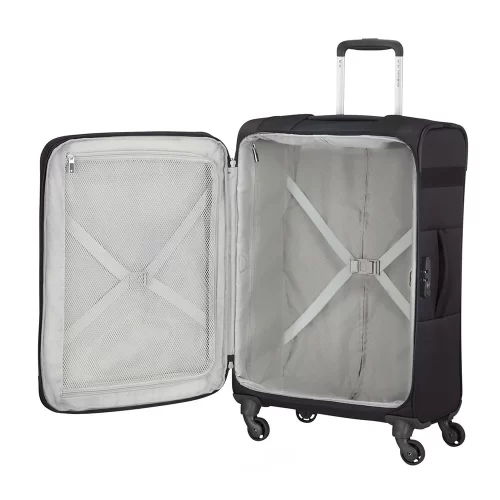 ⁦מזוודה בינונית קלת משקל סמסונייט 24" Samsonite Citybeat שחור ka709004⁩ – תמונה ⁦5⁩