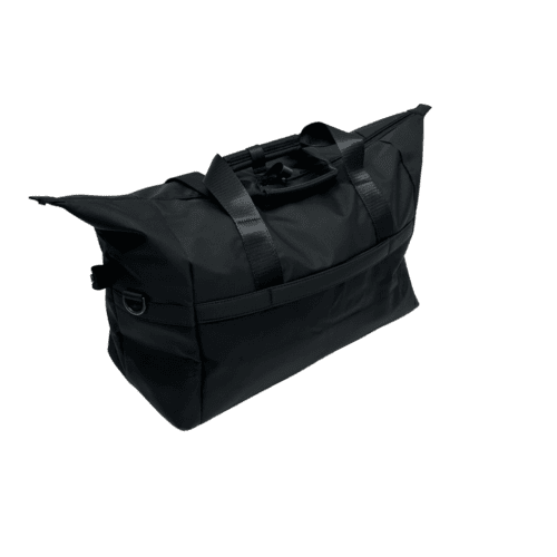 ⁦AIREA DUFFLE ביוטיקייס שחור כולל רצועה שמתלבשת על המזוודה ke009013⁩ – תמונה ⁦5⁩
