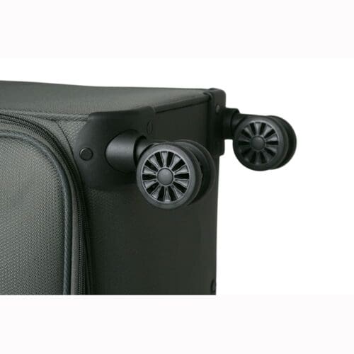 ⁦מזוודת טרולי סוויס בד SWISS LUGANO (20") צבע זית⁩ – תמונה ⁦3⁩