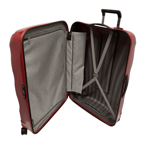 ⁦מזוודה גדולה סמסונייט הטובה בעולם Samsonite C-lite 81cm (30 אינצ') Chili Red cs210005⁩ – תמונה ⁦6⁩