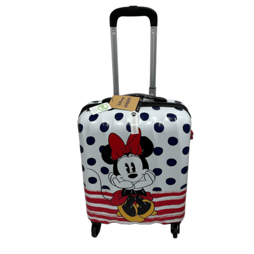 ⁦American Tourister Disney Minnie Blue Dots - טרולי Disney 19c31019⁩ – תמונה ⁦4⁩