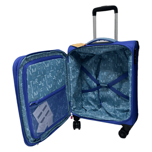⁦טרולי עליה למטוס American Tourister Pulsonic (חברת הבת של סמסונייט) 55cm md661001⁩ – תמונה ⁦5⁩