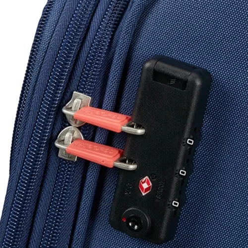 ⁦מזוודה טרולי למטוס American Tourister Pulsonic (חברת הבת של סמסונייט) 55cm md641001⁩ – תמונה ⁦9⁩