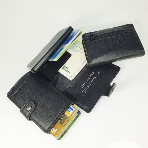 ⁦ארנק מיני (ברוס) Mini wallet (לא ניתן לשנות חריטה)⁩ – תמונה ⁦4⁩