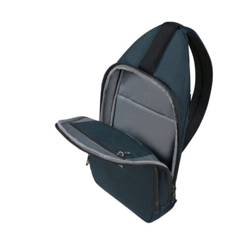 ⁦תיק אוכף כחול רצועת אלכסון Slingbag Samsonite Sacksquare פאוץ' kl501005⁩ – תמונה ⁦4⁩