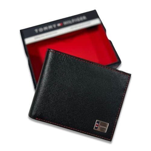 ⁦TOMMY HILFIGER ארנק מעור - 100% אורגינל⁩ – תמונה ⁦8⁩