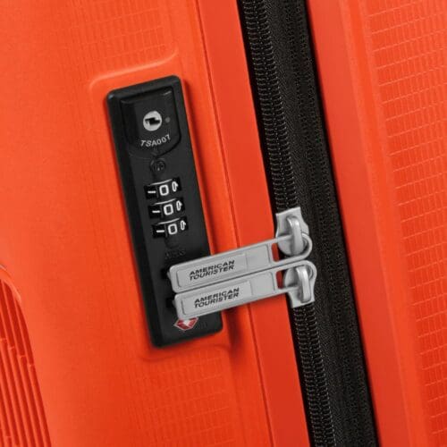 ⁦American Tourister Aerostep - טרולי אמריקן טוריסטר כתום md896001⁩ – תמונה ⁦9⁩