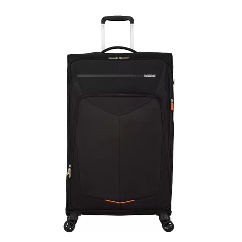 ⁦סט מזוודות מומלץ 29" + 20" American Tourister Summerfunk שחור (חברת הבת של סמסונייט)⁩ – תמונה ⁦5⁩