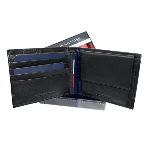 ⁦TOMMY HILFIGER ארנק לגברים מעור - 100% אורגינל⁩ – תמונה ⁦3⁩