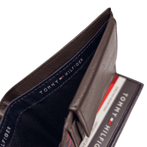 ⁦TOMMY HILFIGER ארנק לגברים מעור - 100% אורגינל⁩ – תמונה ⁦6⁩