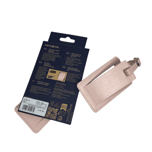 ⁦זוג תגי שם סמסונייט למזוודה Samsonite co190051⁩ – תמונה ⁦5⁩