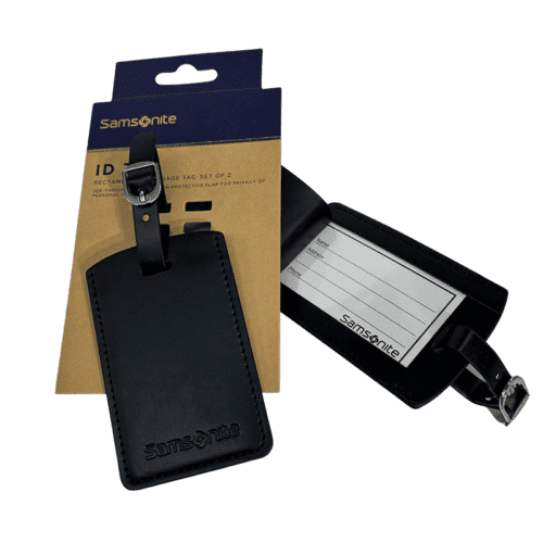 ⁦זוג תגי שם סמסונייט למזוודה Samsonite co109051⁩ – תמונה ⁦3⁩