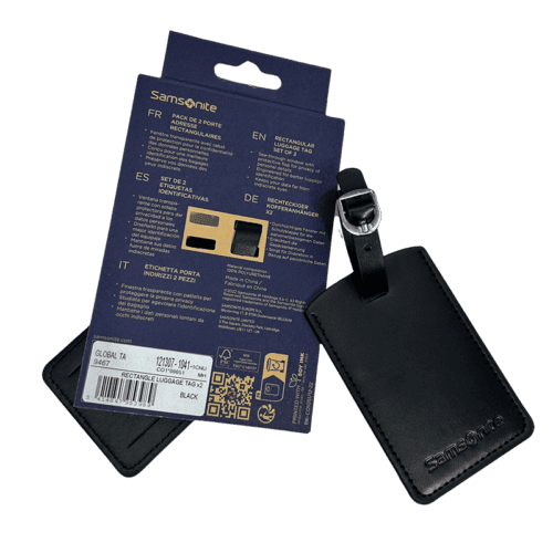 ⁦זוג תגי שם סמסונייט למזוודה Samsonite co109051⁩ – תמונה ⁦5⁩