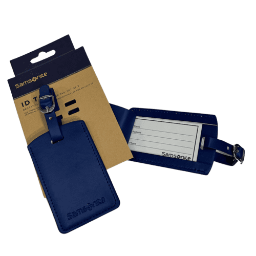 ⁦זוג תגי שם סמסונייט למזוודה Samsonite co111051⁩ – תמונה ⁦3⁩