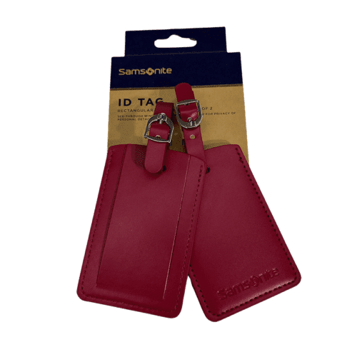 ⁦זוג תגי שם סמסונייט למזוודה Samsonite co100051⁩ – תמונה ⁦3⁩