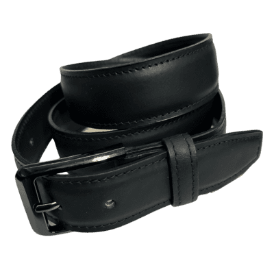 Leather belt for men