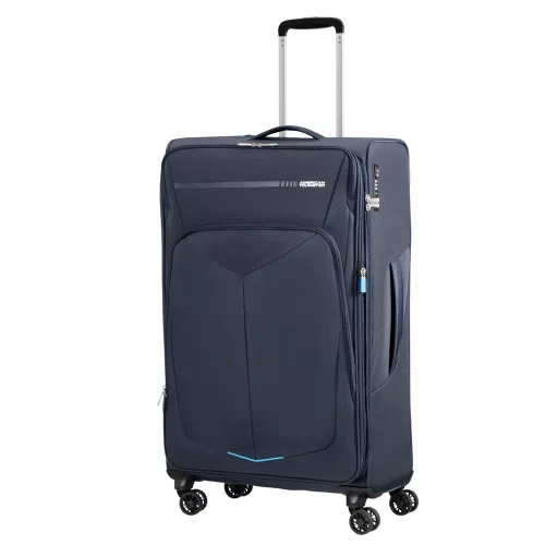 ⁦סט מזוודות מומלץ 29" + 20" American Tourister Summerfunk (חברת הבת של סמסונייט)⁩ – תמונה ⁦3⁩