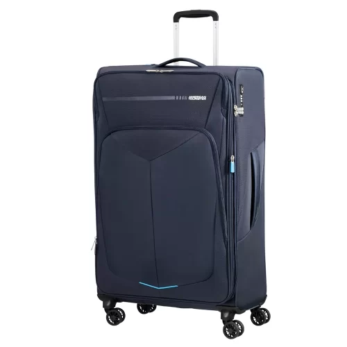 ⁦סט מזוודות מומלץ 29" + 20" American Tourister Summerfunk (חברת הבת של סמסונייט)⁩ – תמונה ⁦5⁩