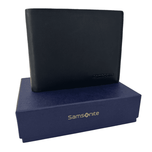 Samsonite wallet with engraving