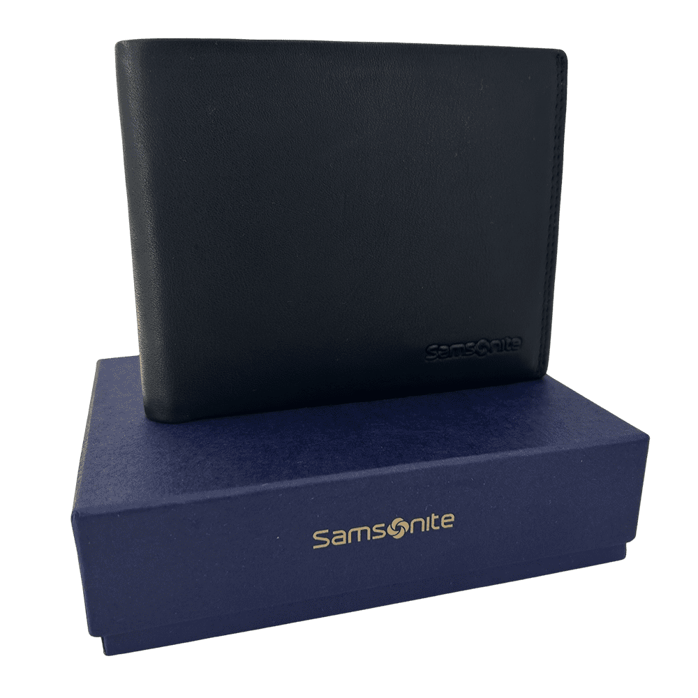 Samsonite wallet with engraving