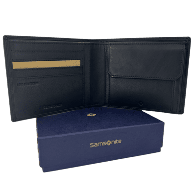 Samsonite wallet with engraving