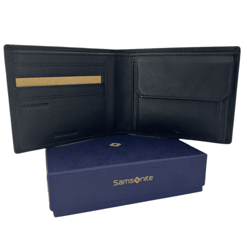 Samsonite wallet with engraving