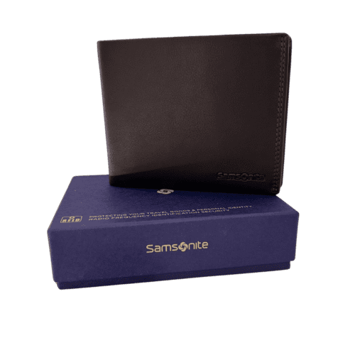 ⁦ארנק גדול חריטה  CT843013 SAMSONITE ATTACK 2 חום 135052⁩ – תמונה ⁦5⁩