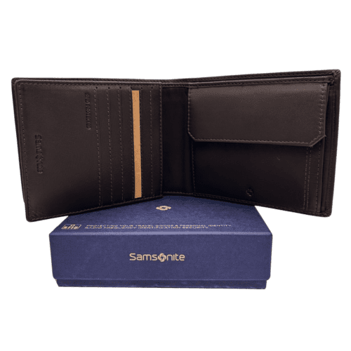 ⁦ארנק גדול חריטה  CT843013 SAMSONITE ATTACK 2 חום 135052⁩ – תמונה ⁦10⁩