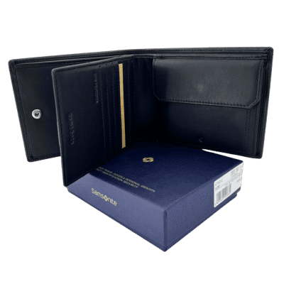 ארנק לגבר עם חריטה סמסונייט