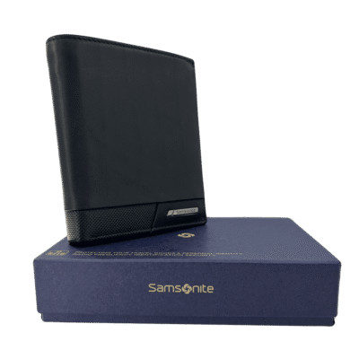 ארנק עור גדול חריטה SAMSONITE